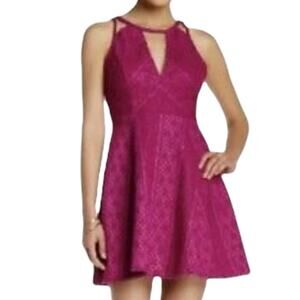 Free People Miss Connections Sleeveless Cutout Printed Dress Size 2